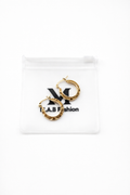 Celeste 14k Gold Plated hoop earrings
