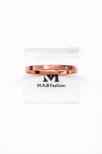 Adeline Collection 18k Gold plated stainless steel Crystal bracelet perfect for every occasion