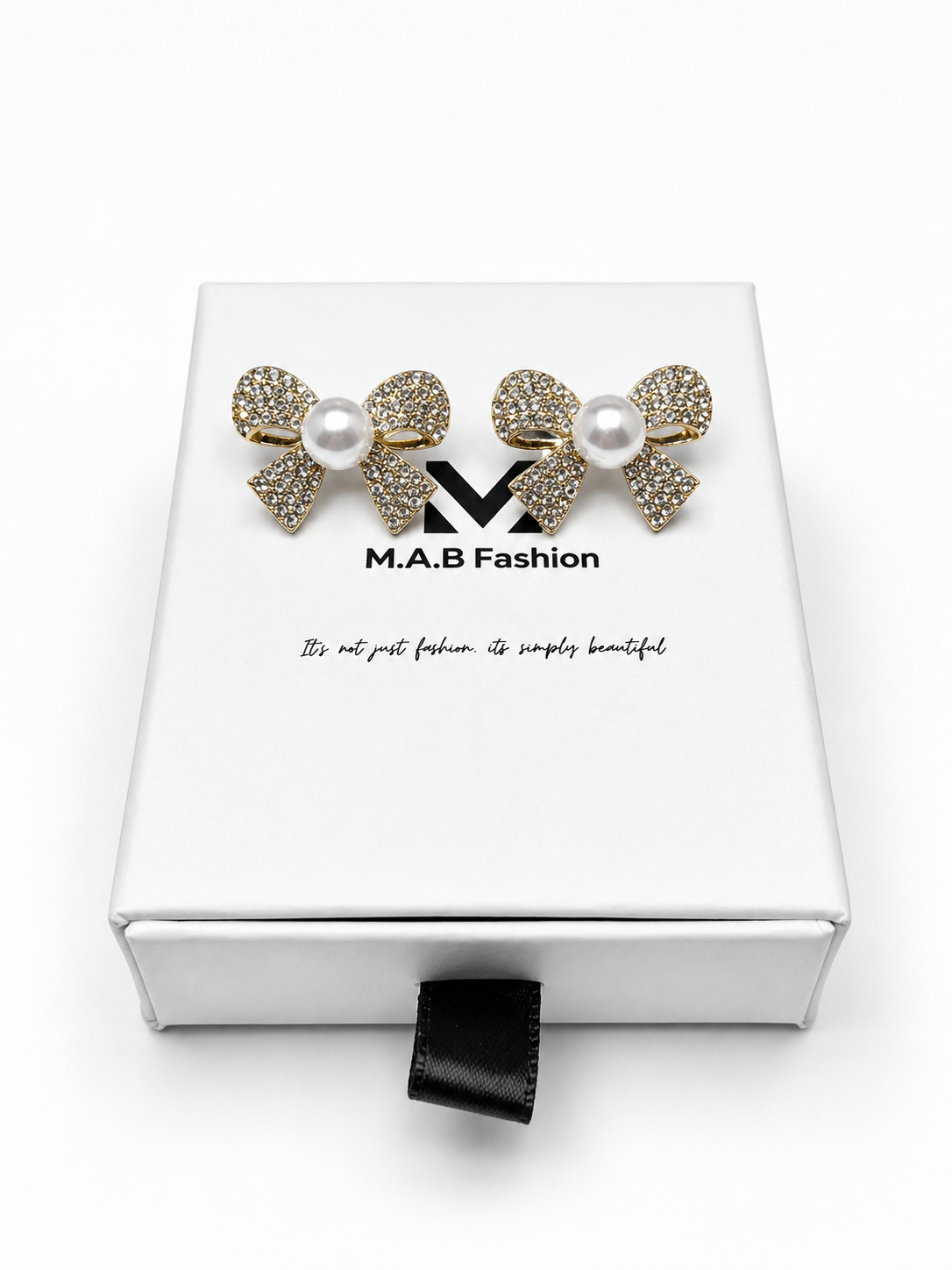Jade Collection Bow Rhinestone Pearl Fashion Jewelry